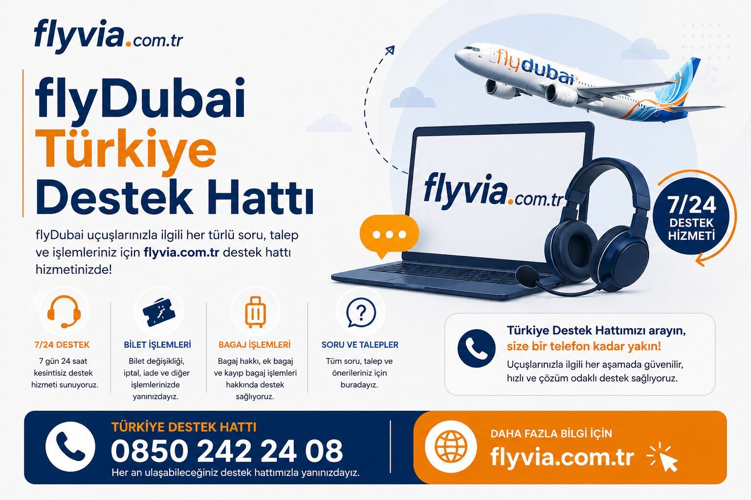 FlyDubai Türkiye Destek Hattı
